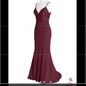 Azazie Esmeralda Bridesmaid Dress Cabernet